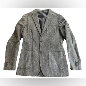 Grey Slim Fit Blazer Dress Jacket | Men’s Small